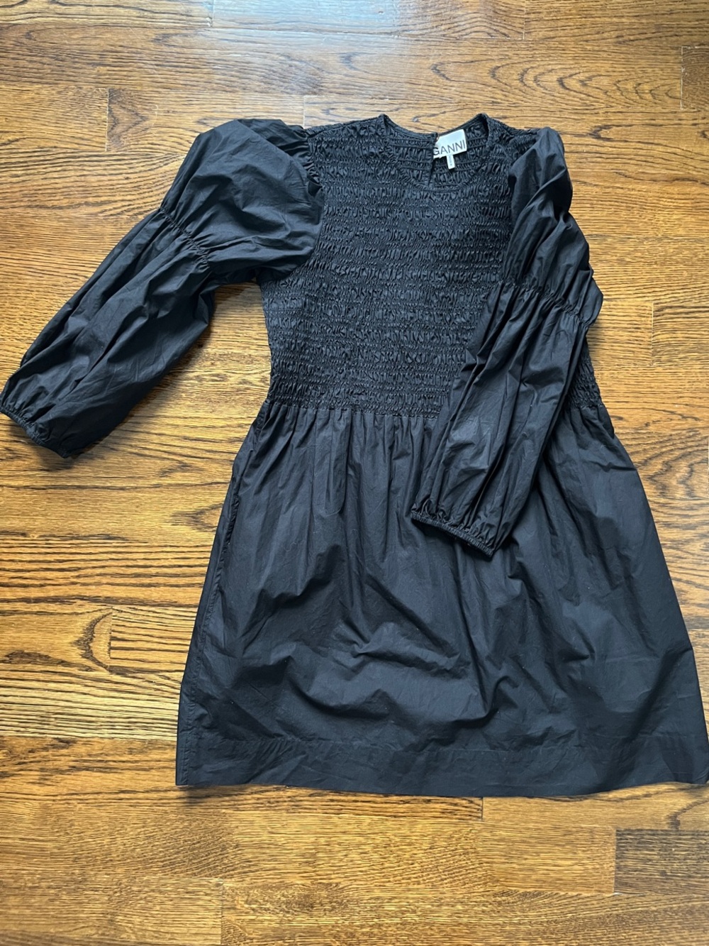 Ganni Smocked Dress